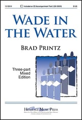 Wade in the Water Three-Part Mixed choral sheet music cover